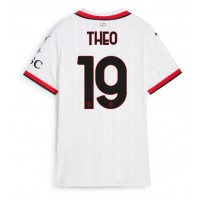 Camisa de time de futebol AC Milan Theo Hernandez #19 Replicas 2º Equipamento Feminina 2024-25 Manga Curta